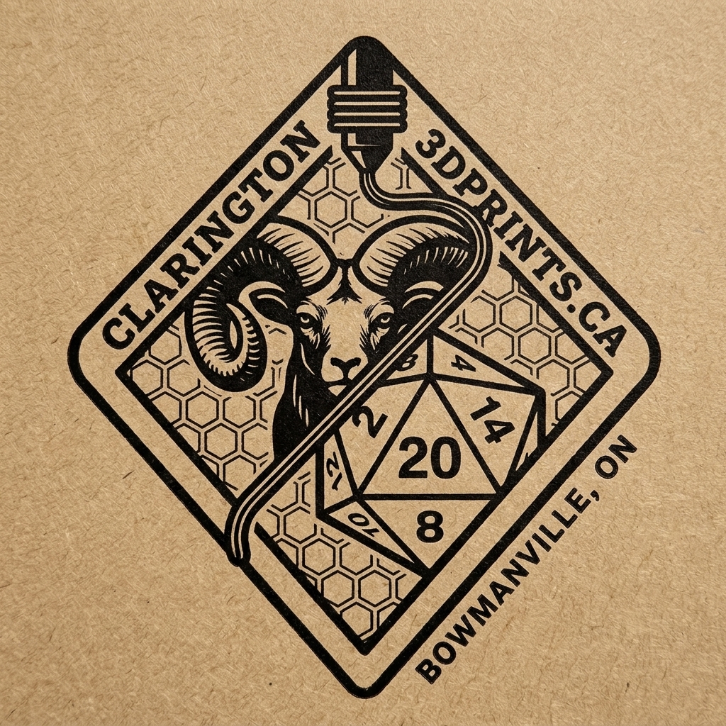 Clarington 3D Prints Official Trade Stamp
